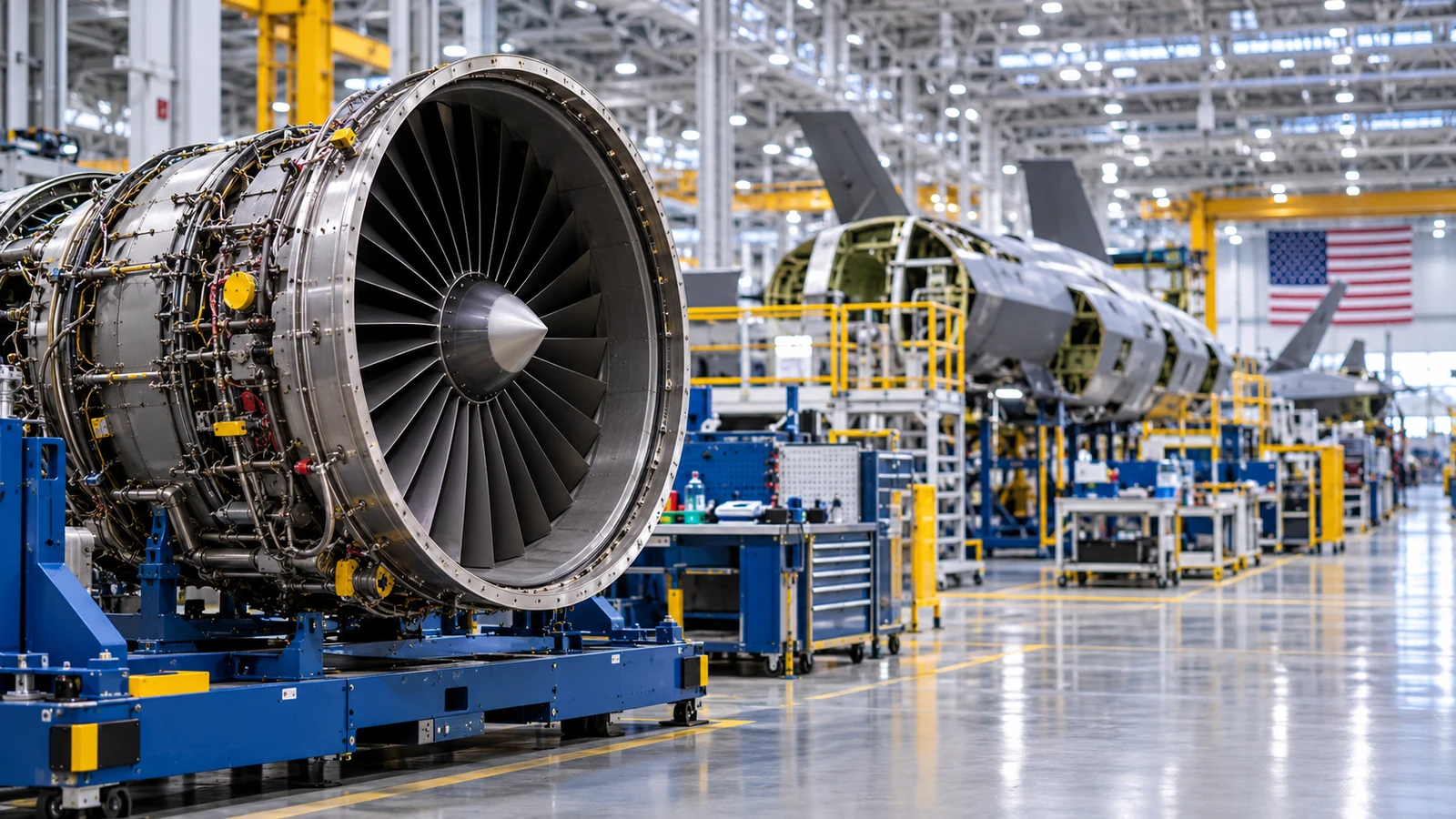 Editorial illustration of Aerospace Backlogs and Production Capacity: Why Orders Are Not Yet Revenue