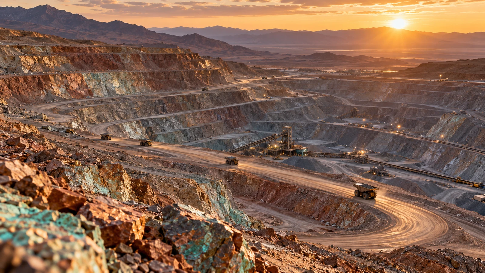 Editorial illustration of Copper Projects Beyond the Headline Grade: Permits, Processing and Payback