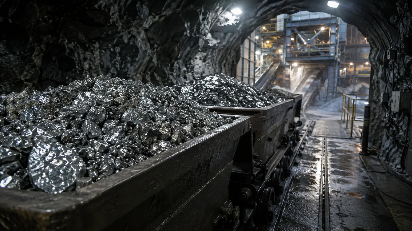 Underground mineralized rock and haulage imagery representing Independence Gold’s Goofy Vein drill results