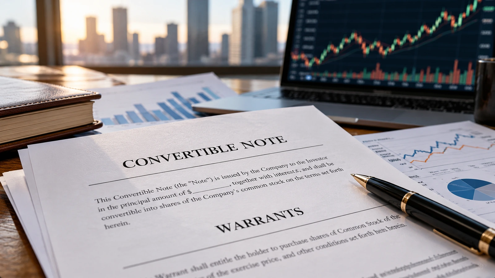 Original editorial graphic illustrating Why Convertible Notes and Warrants Deserve a Second Look