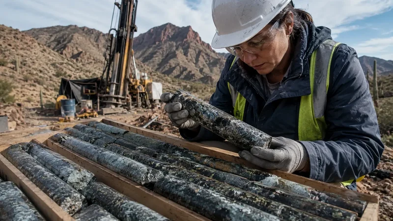 Conceptual editorial illustration of high-grade silver-gold vein drilling and underground access development in Guanajuato; representative image, not a photograph of Sinda’s Caracol site.